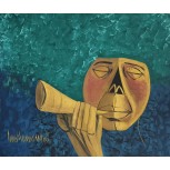 Musical indígena en azules