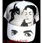 Michael Jackson B&W   gorra custom en progreso